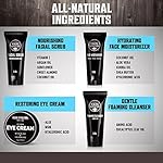 Viking-Revolution-Mens-Skin-Care-Kit-Mens-Facial-Care-Kit-for-Men-Skincare-Includes-Rejuvenating-Face-Moisturizer-5oz-Microdermabrasion-Facial-Scrub-5oz-Foaming-Cleanser-5oz-Eye-Cream-1oz