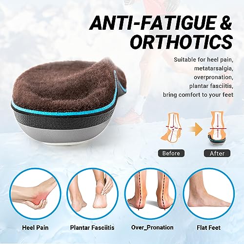Image of VALSOLE Heavy Duty Support Pain Relief Orthotics - 220+ lbs Plantar Fasciitis High Arch Support Insoles for Men Women, Flat Feet Orthotic Insert, Work Boot Shoe Insole, Absorb Shock with Every Step