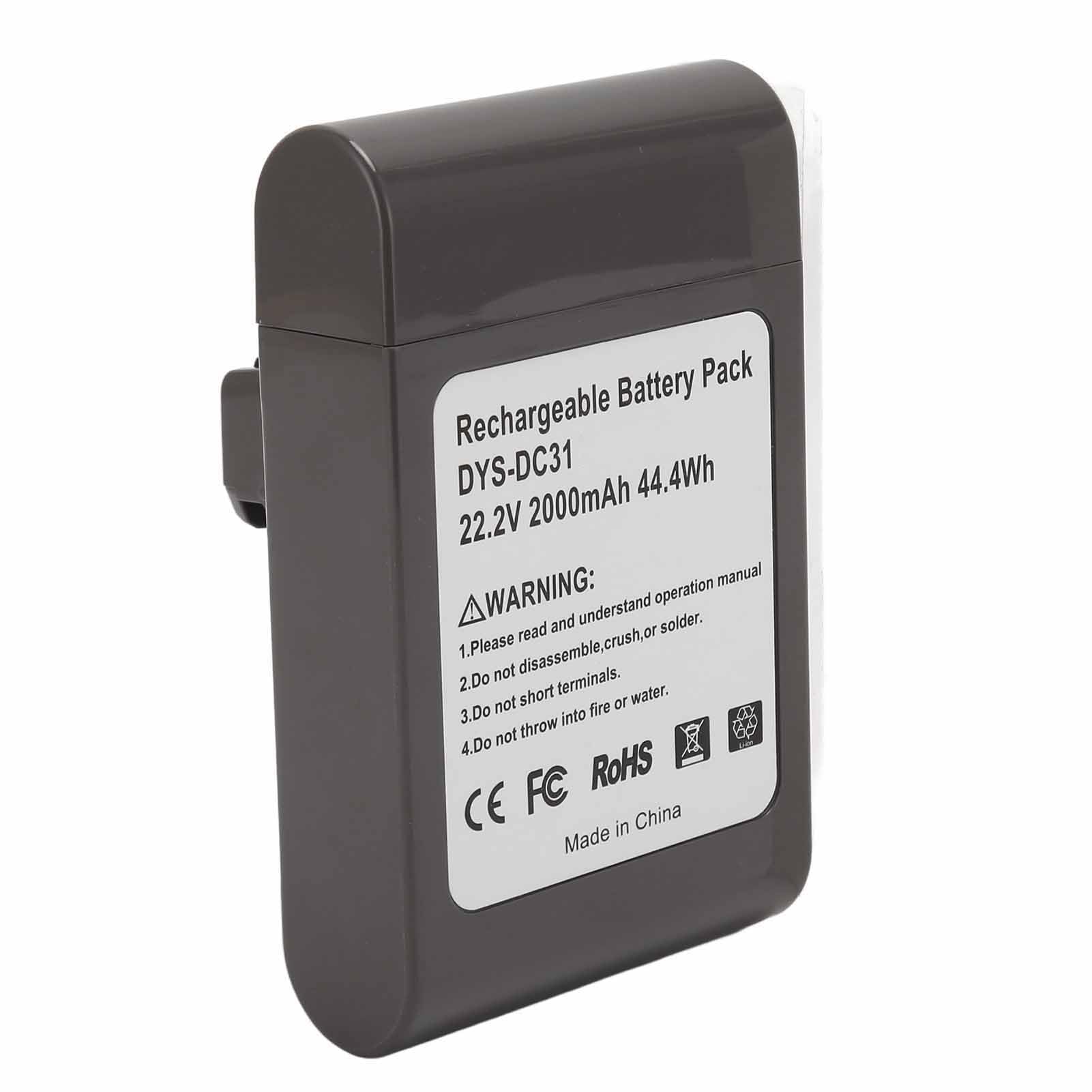 2000 MAh 22,2 V Handstaubsauger-Akku-Ersatz für DC31 DC34 DC35 917083-01 mit Hoher Sicherheit, Perfekter Übereinstimmung, Anwendbares Modell