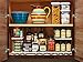 Vertical Spice - Large Pullout Sliding Spice Rack Organizer - 2 Individual 1 Tier Drawers - Premium Rolling Seasoning Holder/Caddy for Hidden Pantry Storage - Made in USA (6.9''W x 5.0