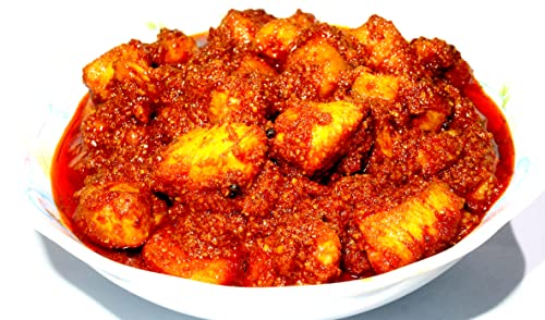 Image of MAHIKA FOODS Andhra Style Homemade Fresh Boneless Guntur Chicken Pickle, Murgh Achar Authentic Taste of Tradition, Spicy, with No Added Preservatives, 500G