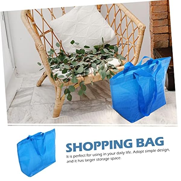 Cabilock 20 stuks groot cadeau blauwe dierentas capaciteit opvouwbaar dragen single-shoulder shopping supermarkt dames kleine voorwerpen zware meisjes opbergplicht draagtas