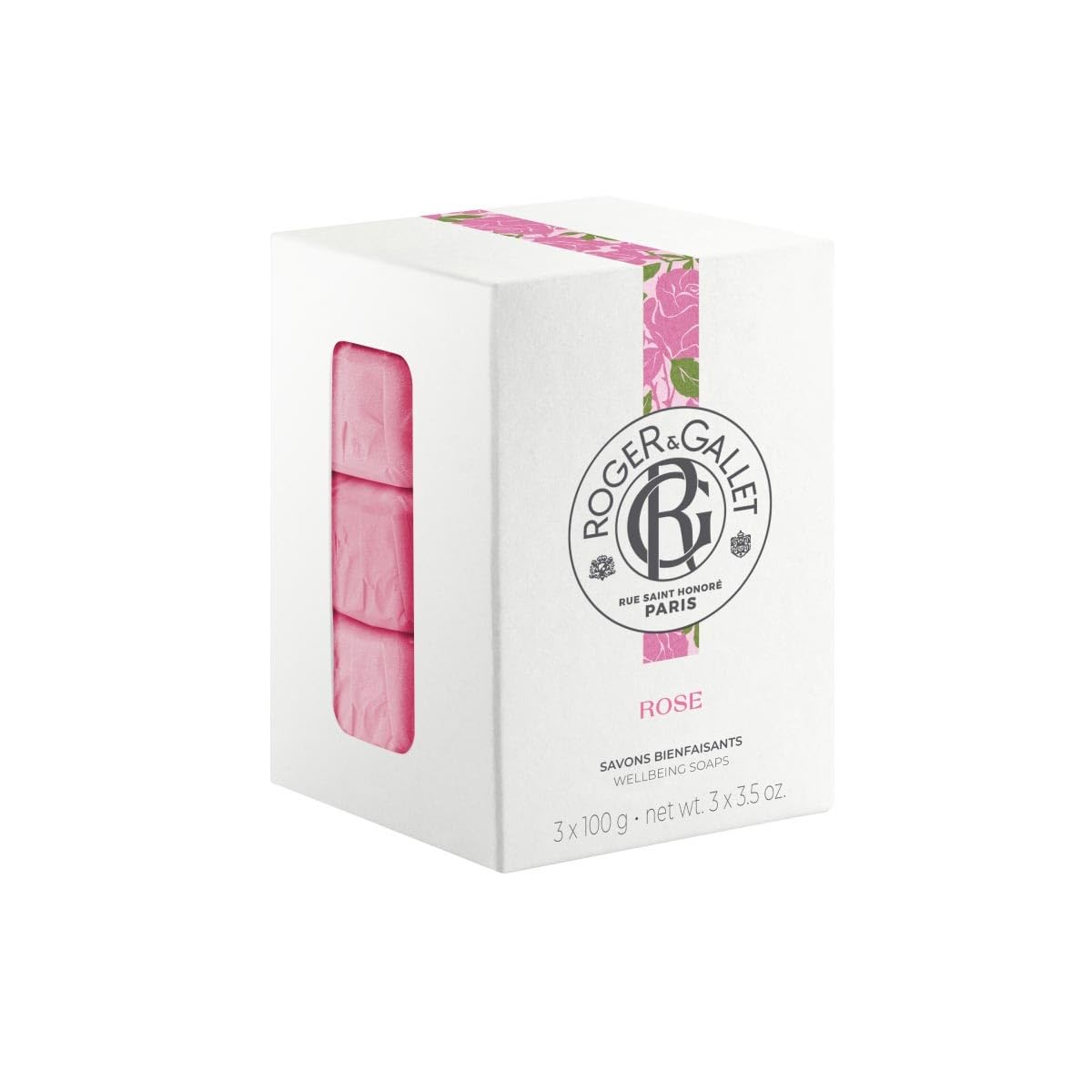 Produkt zapachowy marki Roger & gallet, unisex, Rose Savon 3X100G