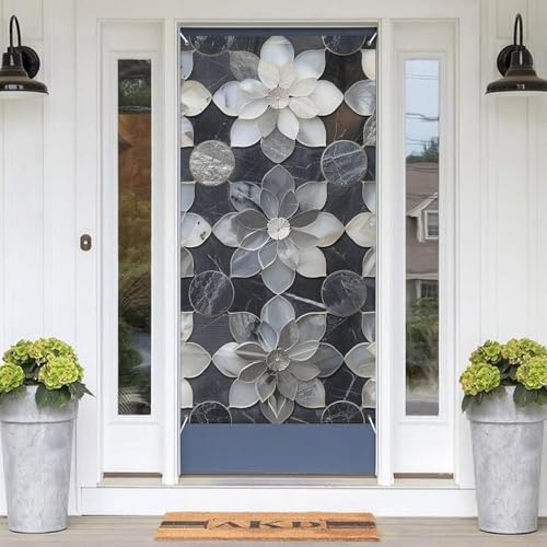 Bannière de porte florale 178x90 cm décor saisonnier - 3