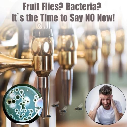 image for (30Pack) OneBom Beer Faucet Tap Plug Brush, 2 in-1 Beer Tap Cap Plug &