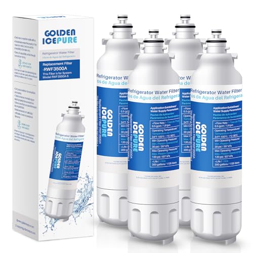 Golden Icepure rwf3500 a Nevera Filtro de Agua de Repuesto para LG lt800p, lt800pc, adq73613401, adq 73613401, Kenmore 9490, 46 – 9490, 469490,4609490000