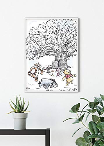Disney Wall Picture by Komar Winnie The Pooh Playground Children's Room Baby Room Decoration Art Print Size 30 x 40 cm (W x H) Without Frame WB063 30 x 40 cm - Image 5
