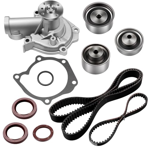 ECCPP Timing Belt Kit with Water Pump Compatible 2001 2002 2003 2004 For Hyundai Santa Fe l4 2.4L...