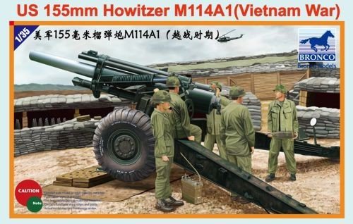 Amazon | ブロンコモデル 1/35 アメリカ 155mm榴弾砲M114A1 ベトナム