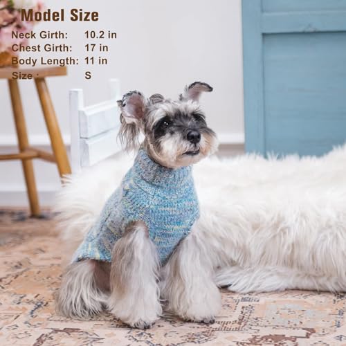 Image of BEAUTYZOO Dog Sweaters for Medium Dogs, Knit Clothes with Harness Hole
