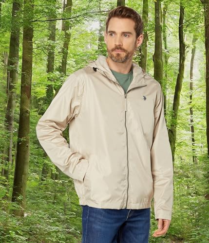U.S. POLO ASSN. Solid Windbreaker Thomston Hkaki SM4