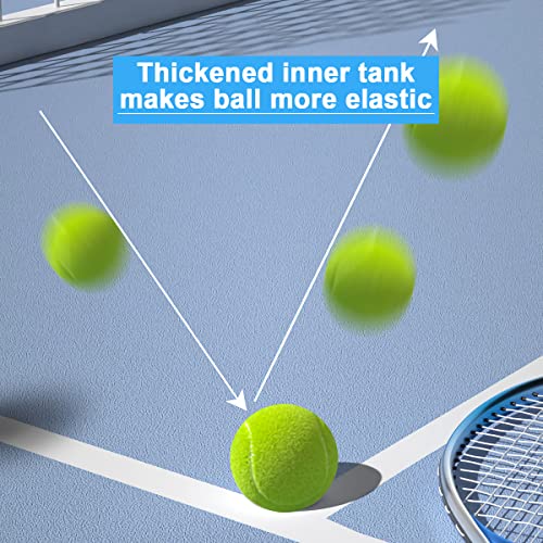 Tennis Racket Tennis Trainer Rebounder Ball Tennis's Racquet Set 2 Player with Base Rope, Super Light Training Tennis's Racquet for Beginner kids Racket Practice 3 Balls 53x22cm Outdoor Home