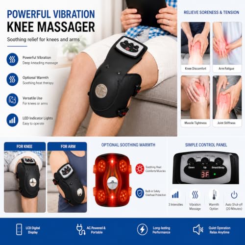 Masajeador de Rodilla con Calor y Vibración miniatura 6