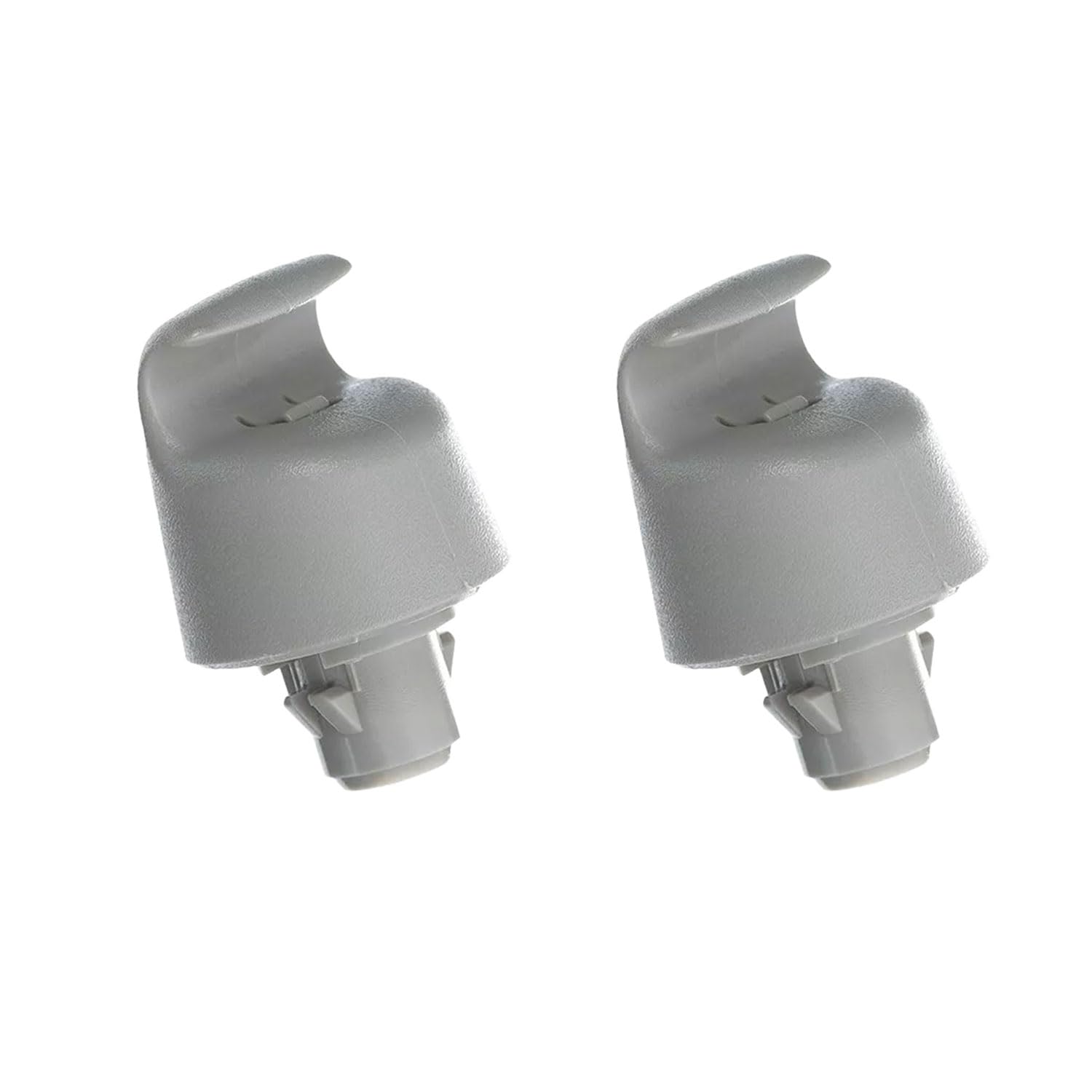 UpAmcarker 96409-3JA0A Sun Visor Retainer Clip Holder Latch Lock Compatible with N-issan Trail T32 Altima Murano Pathfinder Teana Rogue Titan Armada 96409-5HA0A (Gray 2Pcs)