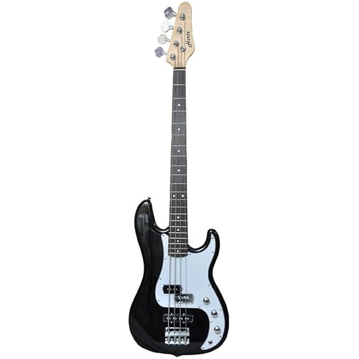 Hertz Rosewood Jumbo Frets Bass Guitar - Black