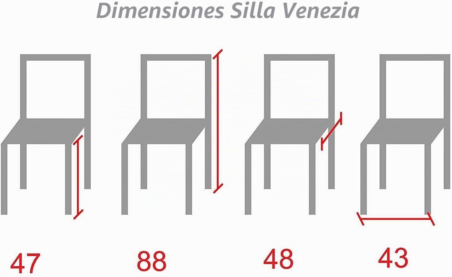ZStyle - Silla Venezia de madera, para restaurantes, agroturismos, cocinas, hogar, asiento de enea, verde, azul, amarillo, rojo