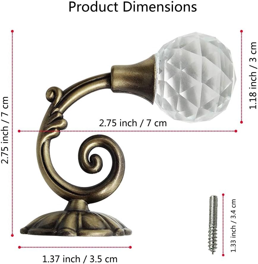 2 Pcs Embrasses à Rideaux Noir Métal Crochet Pour Rideaux Mural En Cristal Pour Maison Bureau Hotel 99117791 2 Pcs Embrasses à Rideaux Noir Métal Crochet Pour Rideaux Mural En Cristal Pour Maison Bureau Hotel 99117791