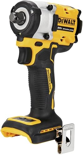 DEWALT ATOMIC 20V MAX* 12 pulg. Llave de impacto inalámbrica con yunque de anillo de cerdo (solo herramienta) (DCF921B)