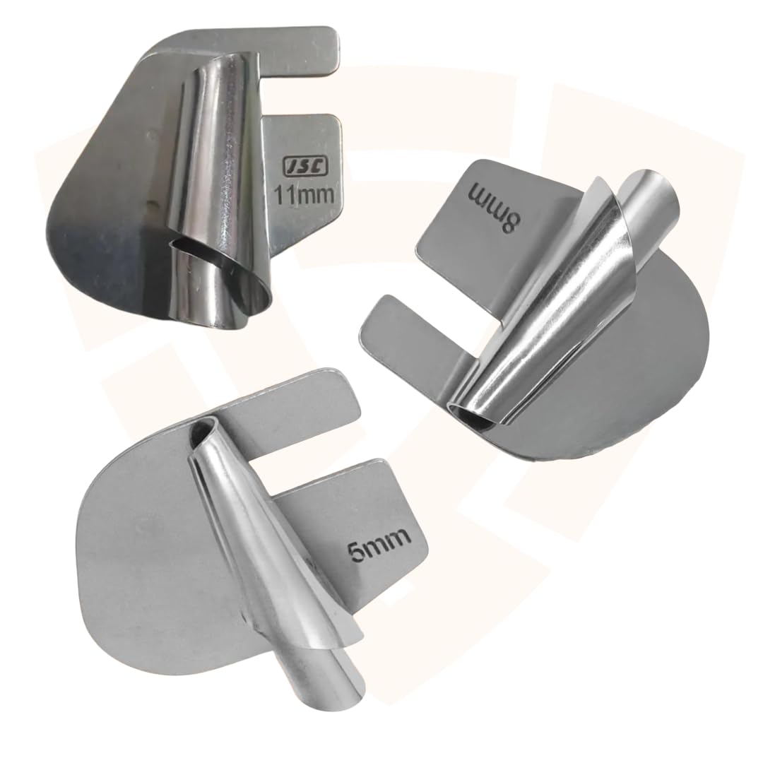 sss t17 hemming folder combo, combo of 3, 5mm, 11mm, 8mm hemming folder attachment for industrial sewing machine use