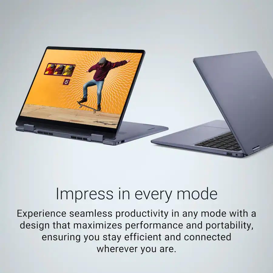 Image of Dell 14 Plus (Next Gen Inspiron 7440) 2-in-1 AI Laptop (14 inch FHD+ Touch, AMD Ryzen AI 7 350 (> Intel Ultra 7 255U), 16GB DDR5, 1TB SSD), Copilot+ PC, Backlit, FP, 1080P Webcam, Wi-Fi 7, Win 11 Home
