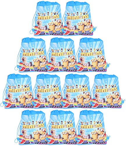 Qemsele Bolsa Mochilas Bolsas de cumpleañoscordón Dibujos Animados para niños y Adultos