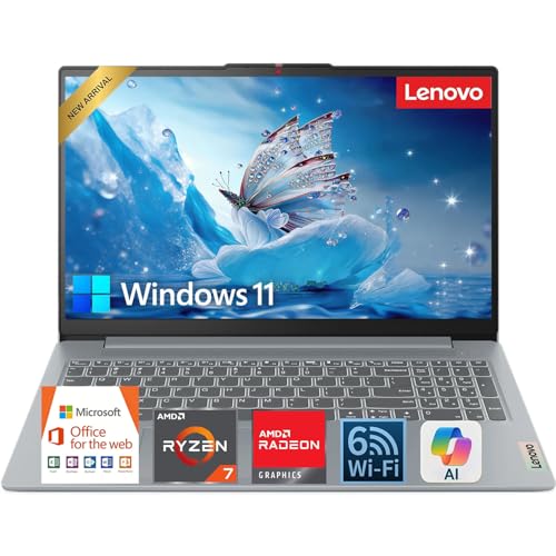 Lenovo IdeaPad Slim 3 15.6" FHD AMD Ryzen 7 16GB 2TB SSD miniatura 1