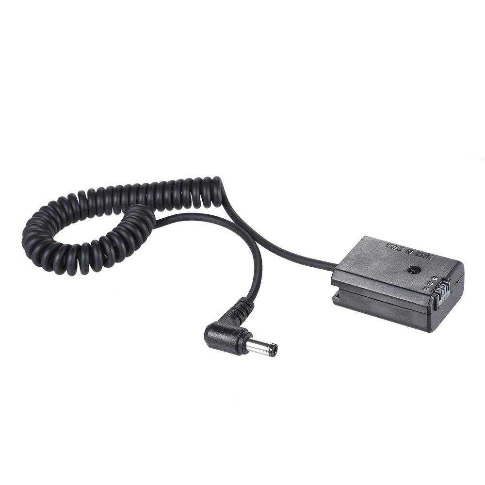 Andoer NP-FW50 Dummy Akku Pack DC Koppler Adapter mit DC Stecker für Sony A7 A7II A7R A7S A7RII A7SII A6000 A5000 ILDC Kamera