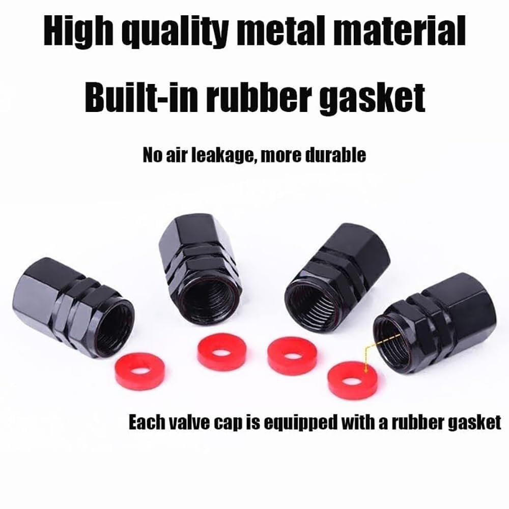 Cappucci Parapolvere Della Valvola Del Pneumatico, 4 Pezzi Della Gomma