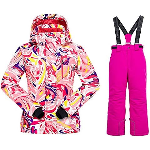 Girls Waterproof Windproof Ski Snowsuit Cover