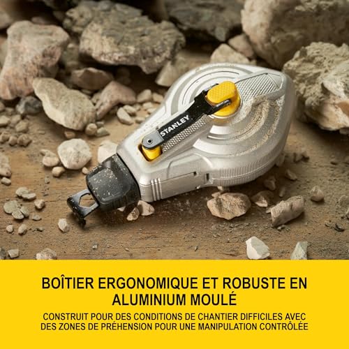 Kit Cordeau Traceur STANLEY FATMAX idéal pour Aligner vos Cloisons - 6