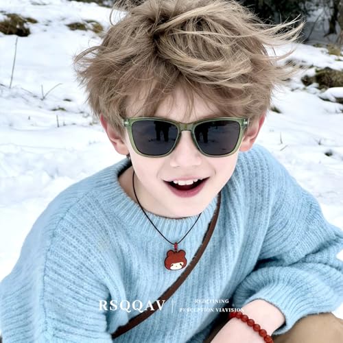 Image of Kids Polarized Sunglasses for Girls Boys UV400 Protection Classic Fashion sun Glasses Lightweight Material Age 3-10