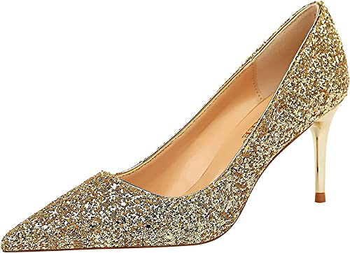 FM2018XSL Femmes Escarpins en PU Chaussures à Talon...