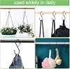 24 Pack Heavy Duty S Hooks for Hanging, 3.5 inch Black S Hooks for Hanging with Safety Buckle, S Shaped Plant Hooks Pot Rack Hooks Closet Hooks for Hanging Plants, Clothes, Kitchenware, Pots, Bags #5