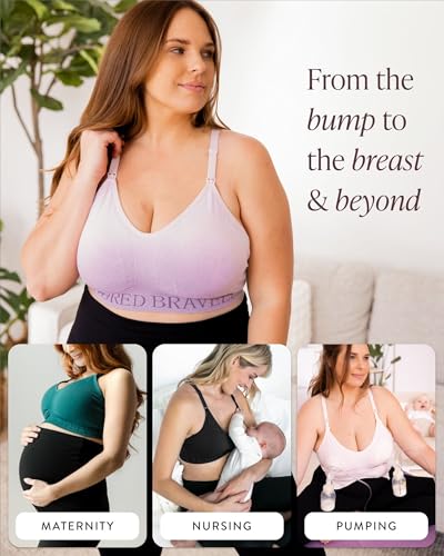Kindred Bravely Sublime Sports Pumping Bra Hands Free | All-in-One Nursing Bras for Breastfeeding and Pumping3