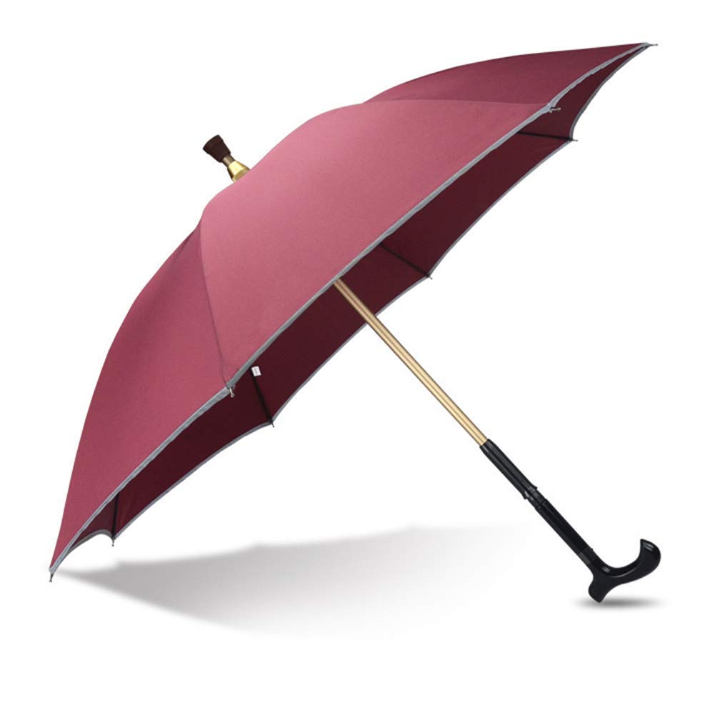 HLTYGWX Muletas Paraguas Mango Largo Paraguas Separable Multifunción Reforzar Bastón De Trekking Antideslizante Muleta para Ancianos Ayuda para Montañismo Bastón para Caminar