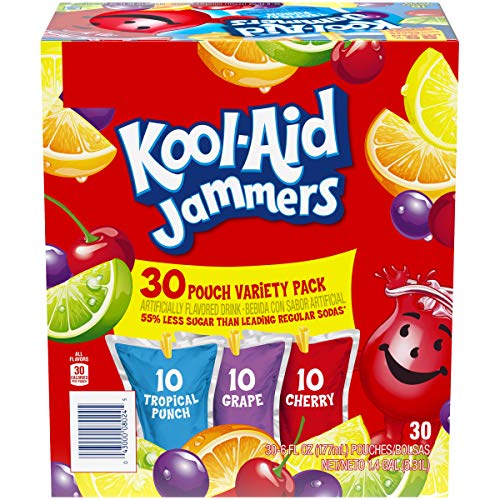 Kool-Aid Jammers Variety Pack 30 - 6 oz Pouches