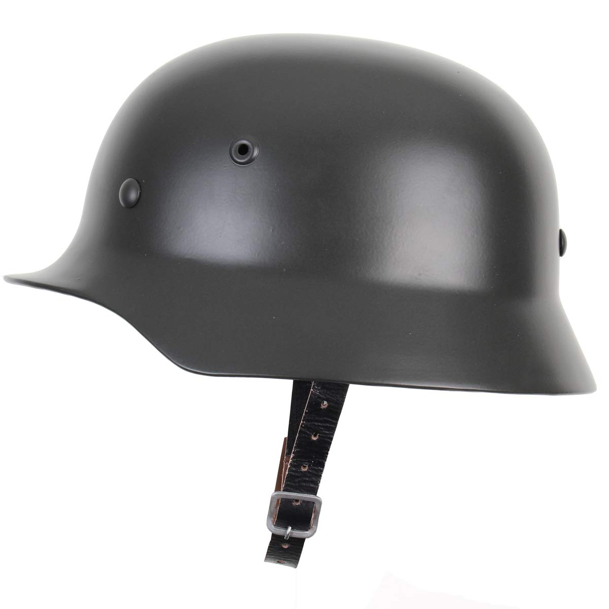 Riproduzione elmetto M40 dell’esercito tedesco (seconda guerra mondiale), in acciaio, con rivestimento in pelle e sottogola