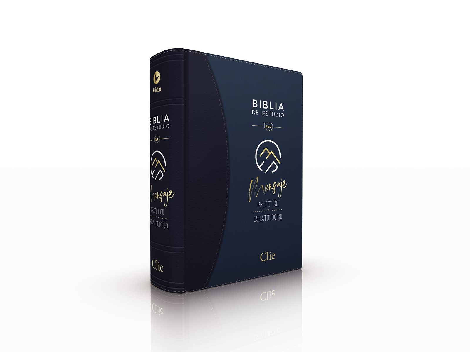 Biblia de Estudio Mensaje Profético y Escatológico Reina Valera Revisada con Excursus, Notas Proféticas, Contextuales, Doctrinales, Devocionales, ... Reina Valera Revisada, Piel fabricada