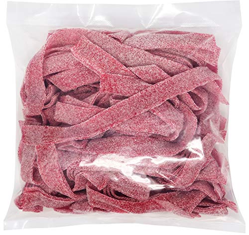 By The Cup Sour Power, Wild Cherry Sour Belts, 1 Pound Bag #TOP5