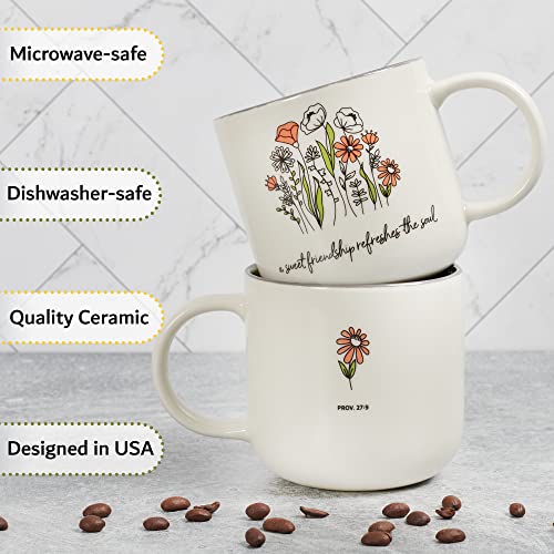 Christian-Art-Gifts-Sage-Green-Floral-Ceramic-Coffee-Mug--15-oz-Microwave-and-Dishwasher-safe-Inspirational-Scripture-Coffee-and-Tea-Mug-for-Friends-with-Bible-Verse-Sweet-Friendship-Proverbs-279