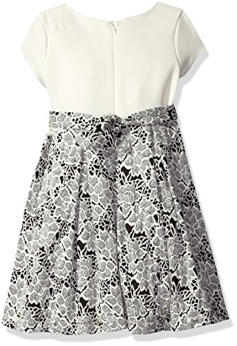 Bonnie Jean Girls' Short Sleeve Floral Knit Dress2