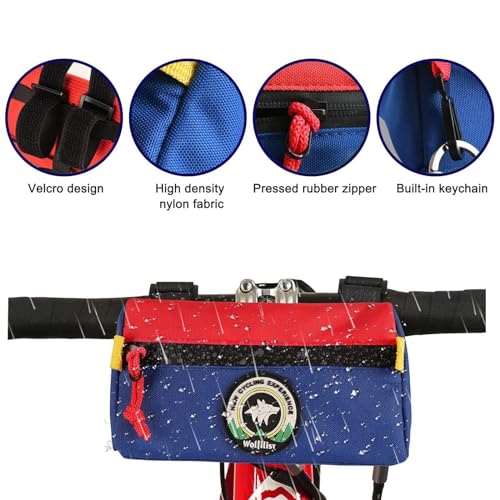Ericetion Bike Handlebar Bag for Kids Waterproof Bike Front Frame Triangle Bag Small Bicycle Handle Bar Bag for Boys Girls MTB Road Bikes - Image 7