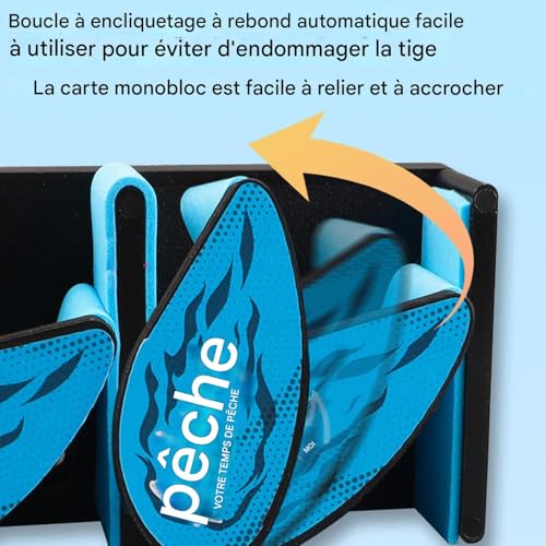 Porte-cannes à pêche protégeant le matériel sans trous - 8