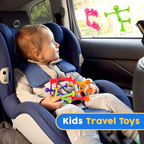 Suction Cup Fidget Sensory Toys: 48 Pack Suction Cup People Toys Fidget Toy for Autism Autistic ADHD Kids Ages 3+, Creative Travel Toy Idea for Boys Girls - Image 7