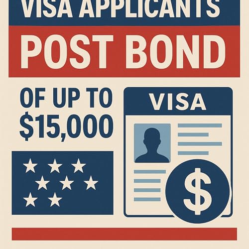『State Department may require visa applicants to post bond of up to $15,000 to enter the US』のカバーアート