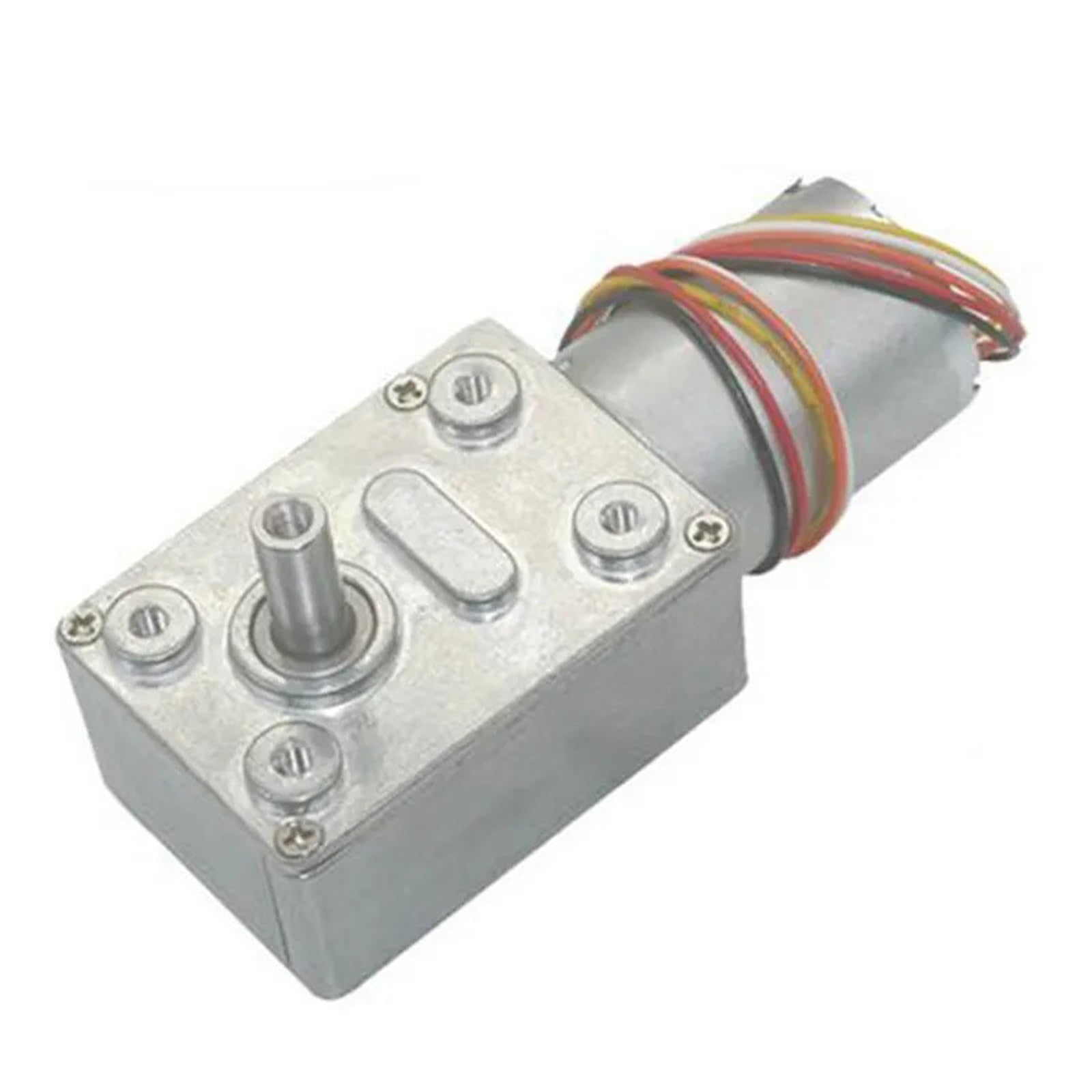 ZIDRMTKVK JGY-2430 DC12V 24V Worm Gear Motor 6-160RPM High Torque Speed Reducer Metal Box Motors Low Brushless(24V,66 RPM)