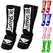 Espinilleras para niños y artes marciales mixtas para piernas, Muay Thai Kick Boxeo, color negro, tamaño XXXS (3 to 8 Years)