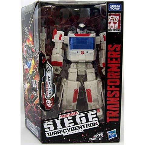 Hasbro Transformers Siege War for Cybertron Ratchet Action Figure Deluxe Class Cover