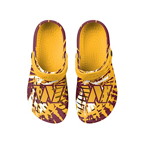 Image of FOCO Mens NFL Team Logo Tie-dye Garden Water Sandals Shoes Slipper Clogs with Strap