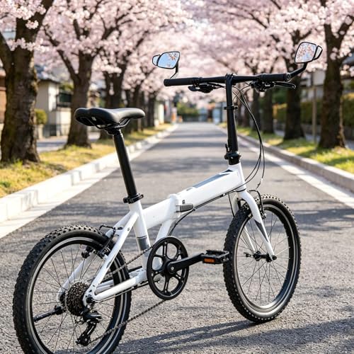 Espejo retrovisor de bicicleta ajustable universal para manillar de carretera y paseo 3